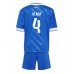Real Madrid David Alaba #4 Tredjedraktsett Barn 2025-26 Korte ermer (+ Korte bukser)